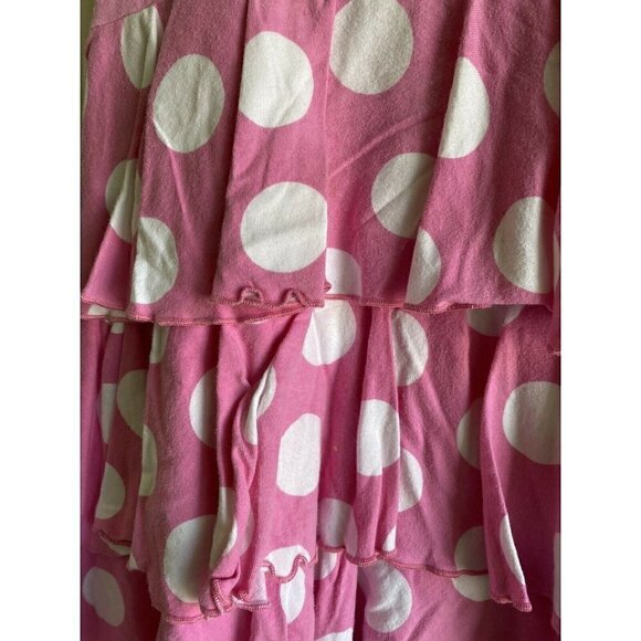 Hartstrings Size 6X Pink Dress White Polka Dot - Picture 3 of 5
